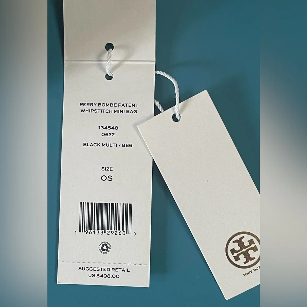 Rare Find | Tory Burch | Bombe Perry Patent Whipstitch Mini - Picture 12 of 16